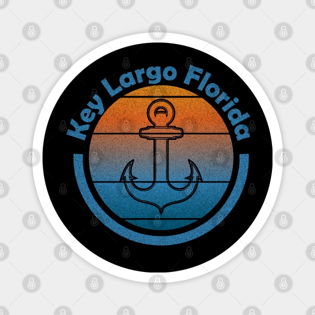 Key Largo Sailor - Conch Republic Sailing The Florida Keys Magnet by eighttwentythreetees